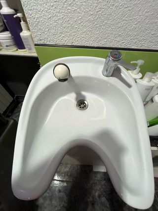 Lavacabezas profesional blanco