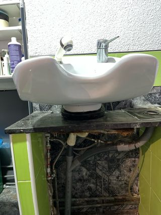 Lavacabezas profesional blanco