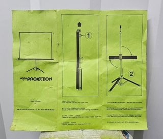 Pantalla Proyección Enrollable Soporte