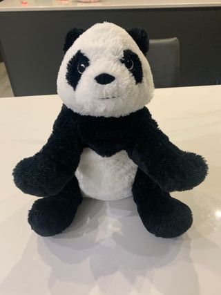 Giochi, Orsacchiotto, Peluche Panda pupazzo 30 cm