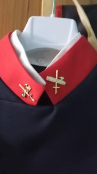 Traje Comunión Guardia Civil Azul/Rojo