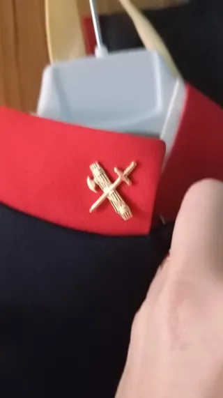 Traje Comunión Guardia Civil Azul/Rojo