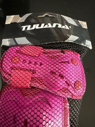 Protecciones Patinaje Niños Rosa Talla XS/S