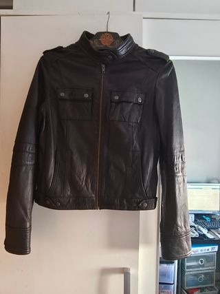 BIKER PIEL COLOR CHOCOLATE MANGO