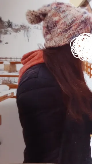 Gorro de punto con pompón