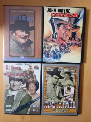 Lote 8 Películas dvd John Wayne + 3 GRATIS Western