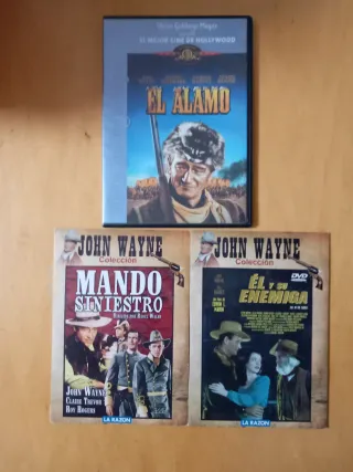 Lote 8 Películas dvd John Wayne + 3 GRATIS Western