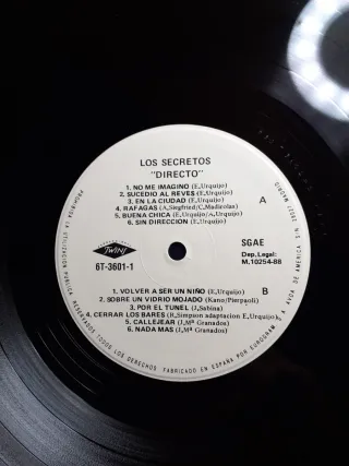 Vinilo Doble Los Secretos - Directo