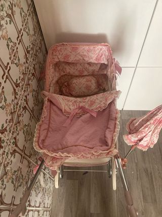Carrito Muñeca Reborn Rosa