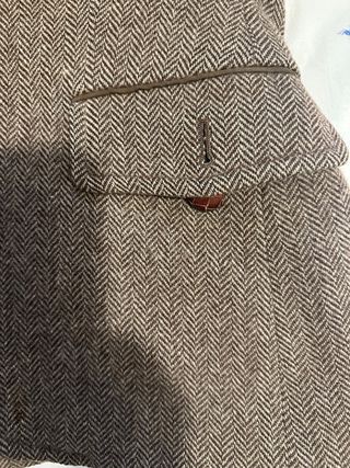Chaqueta Massimo Dutti Marrón Tweed