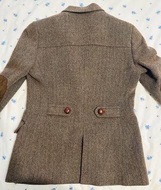 Chaqueta Massimo Dutti Marrón Tweed
