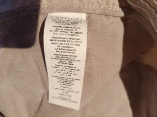 Pantalón de vestir caballero beige