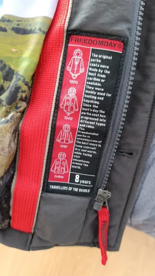 Parka montaña y nieve para niño/niña de 8 años