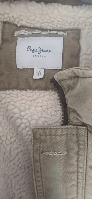 Abrigo Pepe Jeans niño verde 12 años