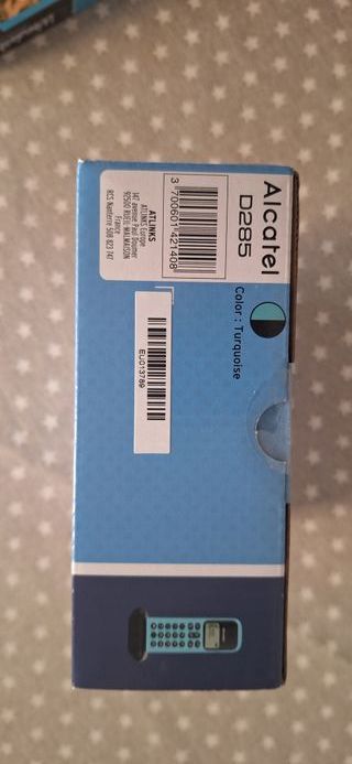 Telefono cordless Alcatel D285 blu