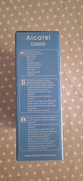 Telefono cordless Alcatel D285 blu