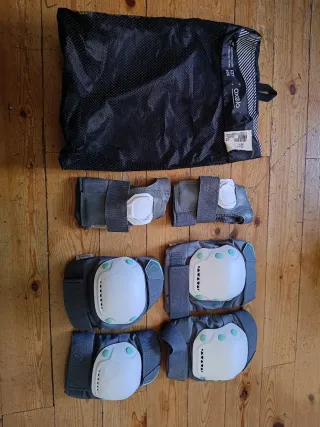 Patines adulto + protecciones + bolsa