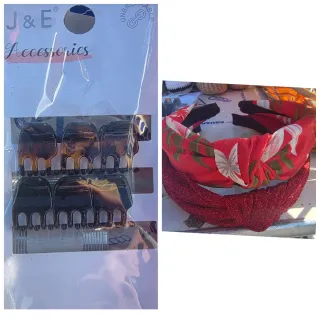 J&E Accessori: 6 pinzette capelli 2 frontini