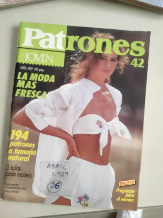 Revistas antiguas Burda y Patrones.