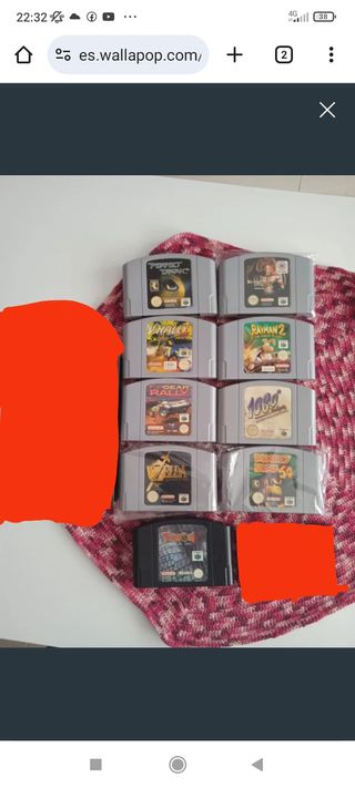 Lote Juegos Nintendo 64