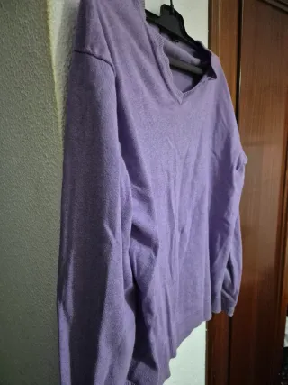 Jersey cuello pico talla L