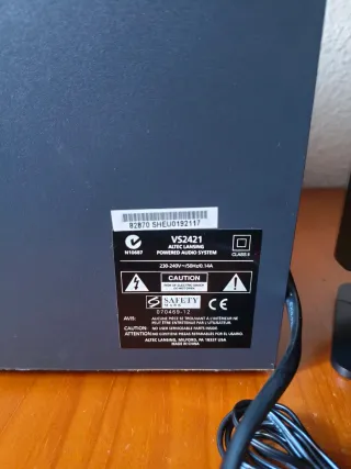 Altavoces Altec Lansing 2.1 VS2421