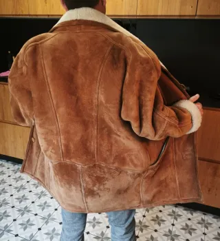 Abrigo Mc Claud piel vuelta, pelliza