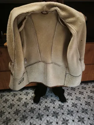 Abrigo Mc Claud piel vuelta, pelliza