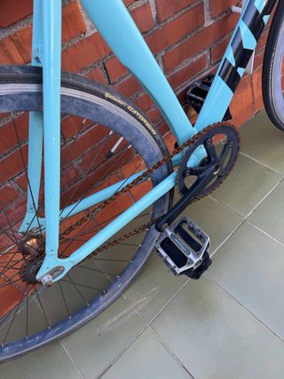 Bicicleta Fixie KRN Pista Azul.