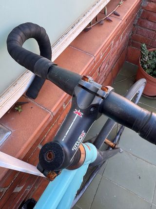 Bicicleta Fixie KRN Pista Azul.