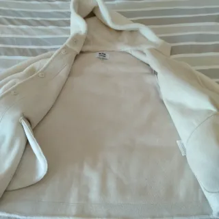 Bellissima pelliccia Betta Corradi colore panna.