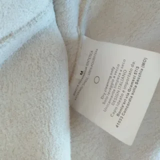 Bellissima pelliccia Betta Corradi colore panna.