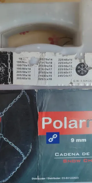 Cadenas para nieve Polarmet 9mm