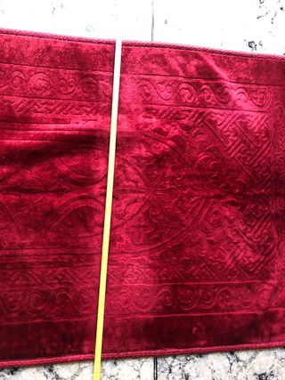 Alfombra Roja Terciopelo