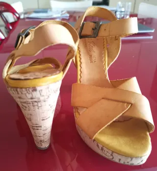 Sandali Eva Kent Zeppa Sughero Tg 40