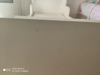 Cama infantil extensible IKEA BUSUNGE rosa