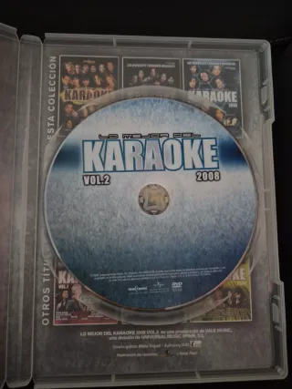 DVD Karaoke Lo Mejor del Karaoke Vol.2 2008