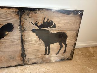 Conjunto 3 Cuadros Animales Silueta