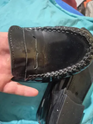 Zapatos negros de charol para niño 30