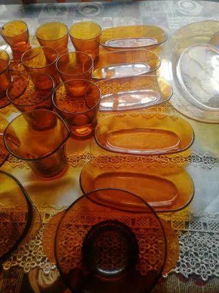 Vajilla Duralex Marrón Vidrio