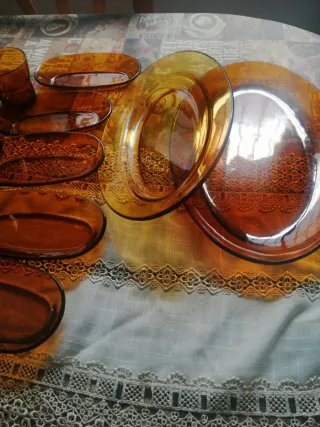 Vajilla Duralex Marrón Vidrio