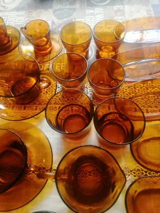 Vajilla Duralex Marrón Vidrio