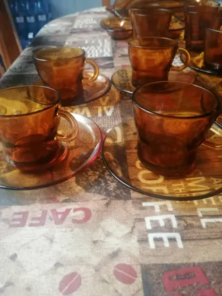 Vajilla Duralex Marrón Vidrio
