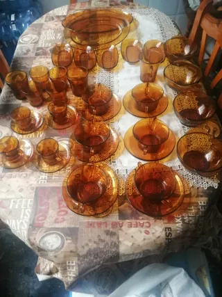 Vajilla Duralex Marrón Vidrio