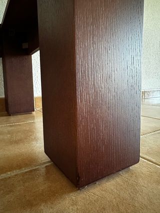 Mesa de centro de madera y cristal