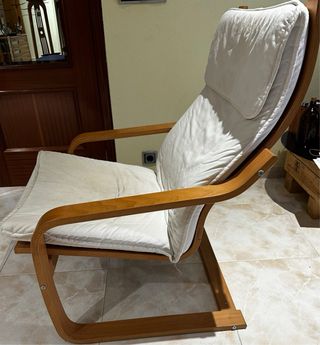 Poltrona Ikea Poäng Beige/Marrone