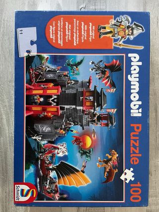 Puzzle Playmobil Castillo Dragones y Dinosaurios