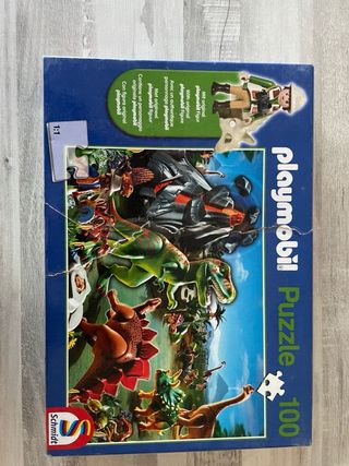 Puzzle Playmobil Castillo Dragones y Dinosaurios