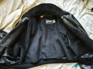 Chaqueta Schott 684sm Negra T-50