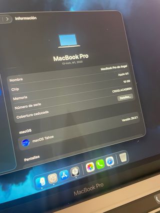 MacBook Pro M1 16GB 2020 500 SSD